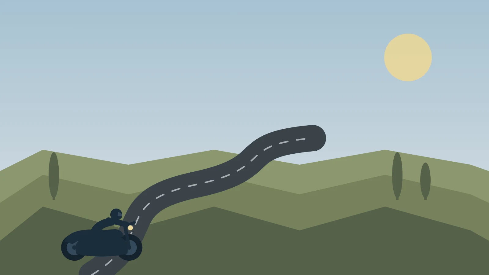 Colline e strade miste in moto: cosa controllare prima di partire