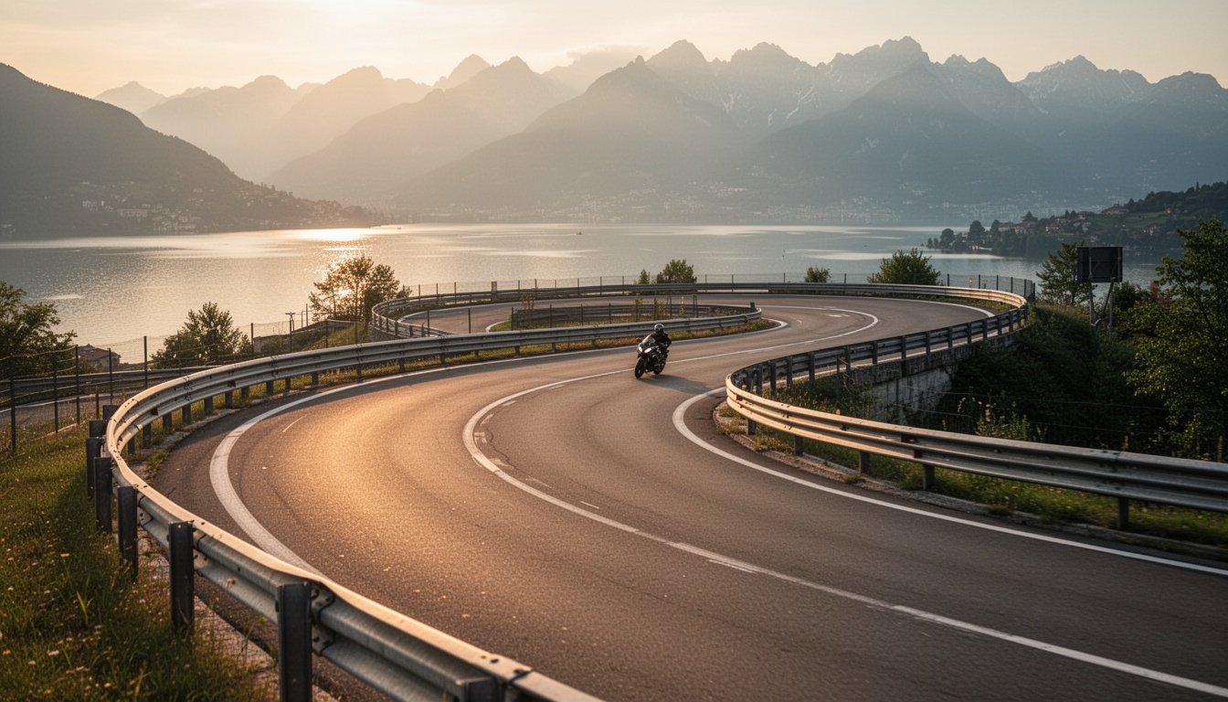 Itinerario in moto da Como lungo la sponda comasca del Lario, in Val d'Intelvi e al Balcone d'Italia sul Sighignola